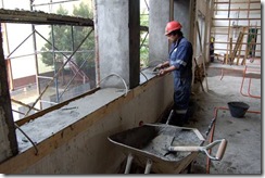 Importante avance en obras de remodelación del internado del liceo Gabriela Mistral