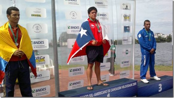 Canoista de la Araucanía logra medalla de oro en Sudamericano de Rio de Janeiro