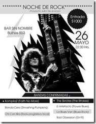 Nueva Noche de Rock en Temuco.