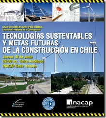 Seminario Tecnologías Sustentables y Metas Futuras de la Construcción en Chile