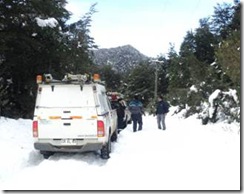 Más de cuarenta centímetros de nieve registran sectores rurales de Villarrica