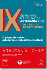 Temuco será sede del IX seminario nacional de artesanía, “Cadena de valor: artesanía e industria cultural”