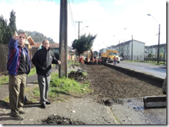 Comenzaron Obras de Pavimentación de Avenida Estación en Villarrica