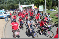 Récord de participantes en cicletada del Tour IND en Temuco 