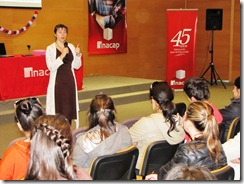 05 - 09 - 2012 - Alumnos de INACAP Temuco participan de charla de apresto laboral impartida por Laborum