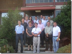 la delegación de BASF junto
