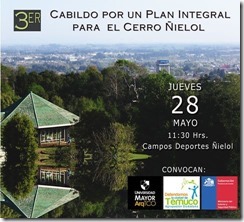 afiche 3er cabildo cerro ñielol