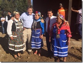 espina con comunidad mapuche