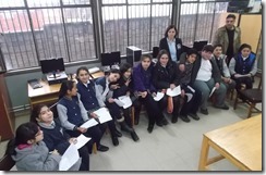 FOTO colegio municipal de Pucón aprende estrategias de lectura y escritura