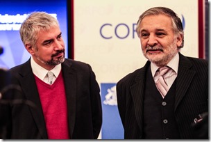 Foto Ministro Ottone y Eduardo Bitran