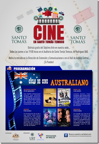 Afiche Ciclo de Cine Australiano