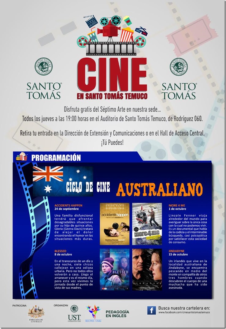 Afiche Ciclo de Cine Australiano
