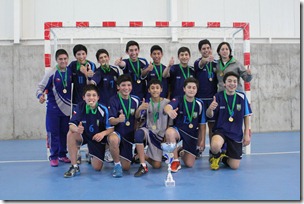 Colegio Alberto Hurtado Villarrica Campeón Handball Sub 14