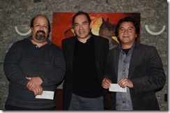 Nabil Rodríguez, Director de Cultura Pedro Mariman, Aldo Oviedo
