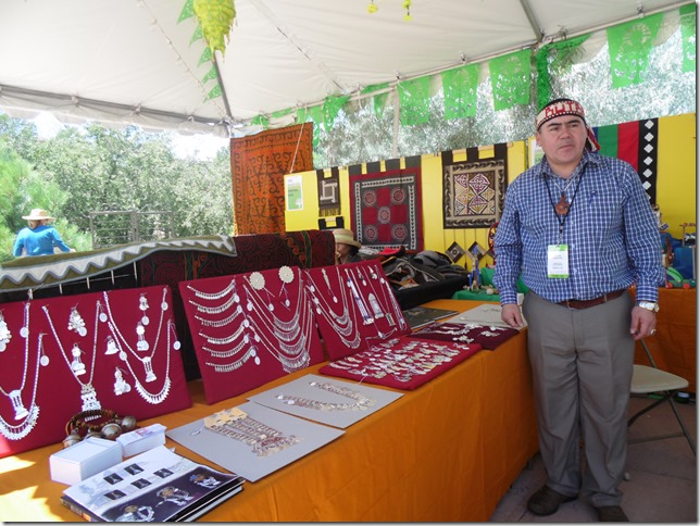 Marco Paillamilla en Feria en  EEUU 2015