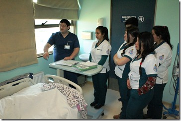 Visita Alumnos a Hospital pacientes