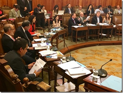 Senador Espina sesión Presupuesto 2017