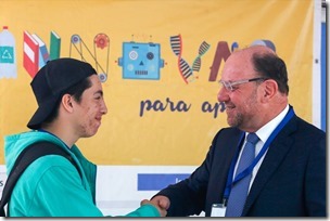 Maikol Muñoz, de Freire, tutoró a Alfredo Muñoz, presidente de la CPC (2).