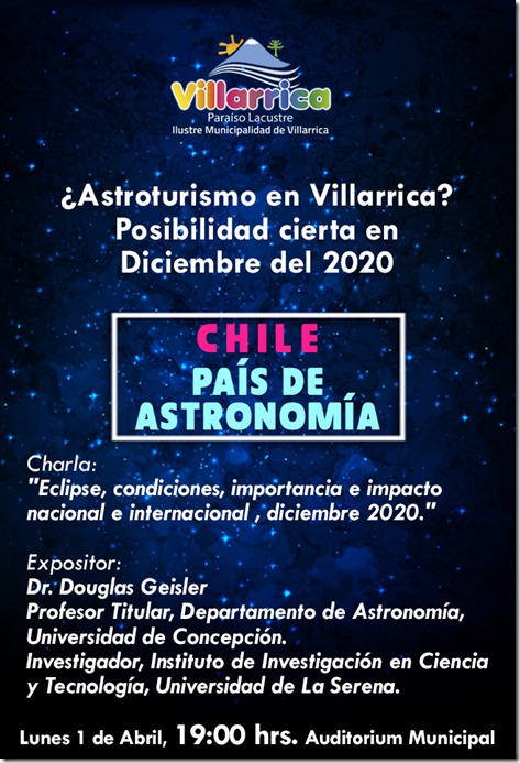 Diciembre 2020 Eclipse Solar en Villarrica
