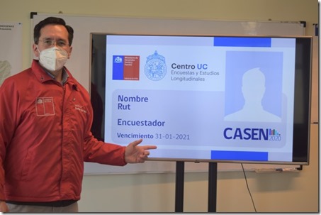 Seremi Rodrigo Carrasco detalla la credencial para Casen 2020