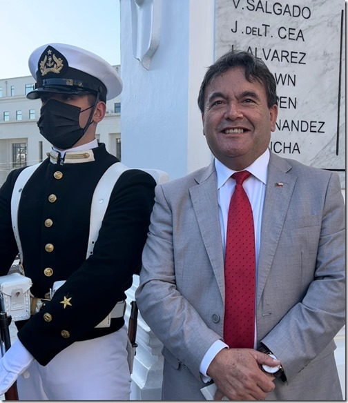 Diputado Beltrán con brigadier purenino