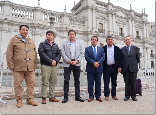 Diputado Juan Carlos Beltrán, con el Concejo Municipal de Lumaco y el senador José García Ruminot