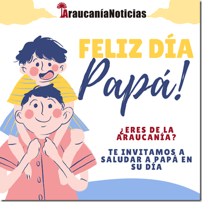 Red and Black Feliz Día Del Padre Father's Day Instagram Post