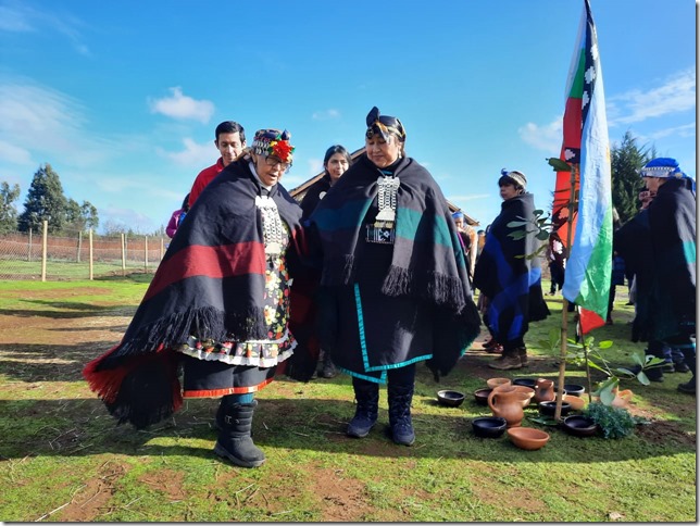 Las nuevas instalaciones fueron inauguradas con un Llellipun (ceremonia mapuche) 2