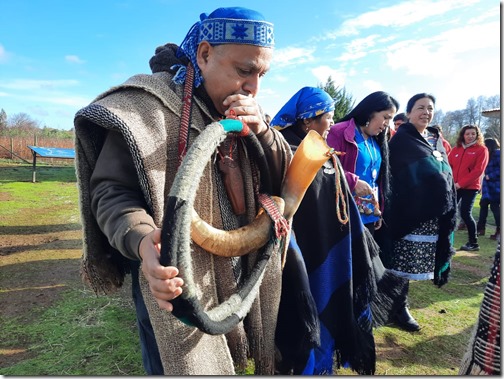 Las nuevas instalaciones fueron inauguradas con un Llellipun (ceremonia mapuche)