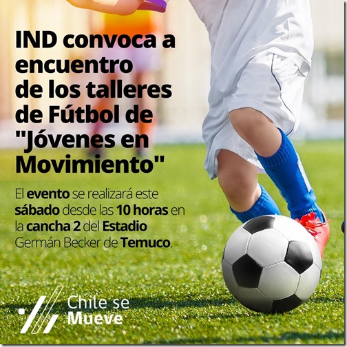 IND convoca a encuentro de los talleres de Fútbol de Jóvenes en Movimiento - 1