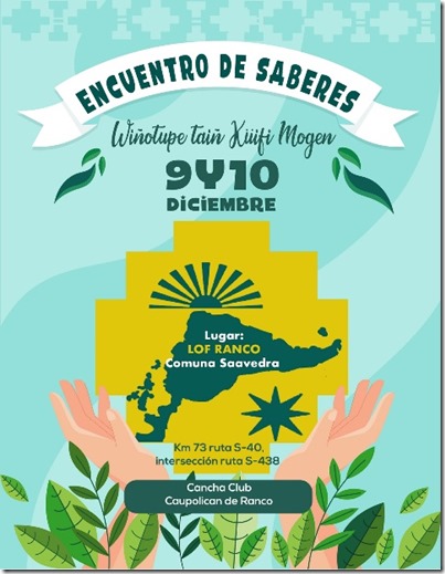 Afiche Encuentro Ranco comuna saavedra araucanía