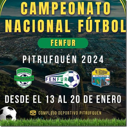 Afiche Campeonato FENFUR 2024
