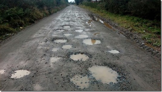 Caminos mal estado