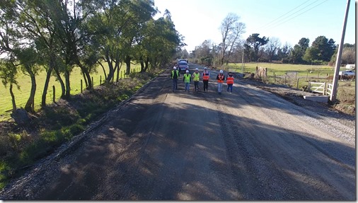 Inspección obras pocoyan - puente Peule