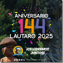 Lautaro celebra su aniversario con variada parrilla de actividades