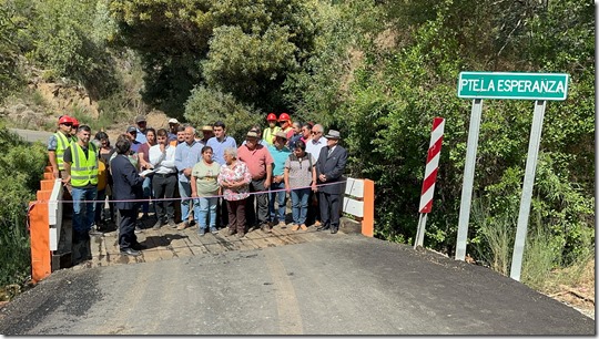 Inauguran camino de acceso en cordillera de Nahuelbuta