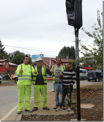 Nuevos semáforos en cruce Ñancul de Villarrica en marcha blanca