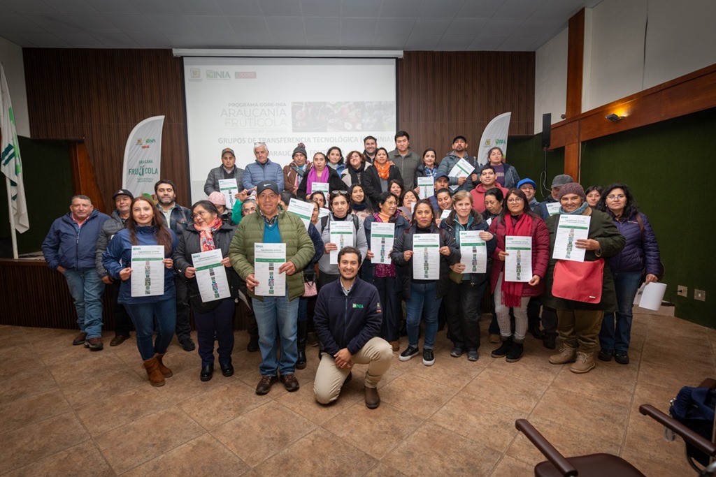 Segunda Cumbre GTT – INIA: Pequeños agricultores de La Araucanía fortalecen la fruticultura con enfoque colaborativo