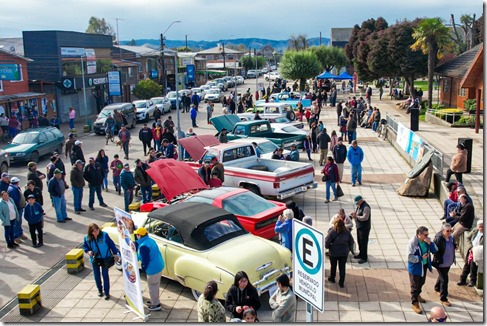 Gran éxito en la muestra de autos clásicos en Teodoro Schmidt