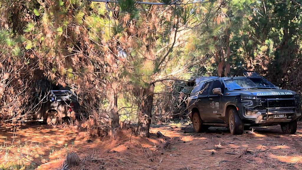 Recuperan camioneta robada en jardín infantil de Temucuicui