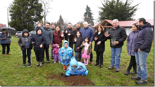 Corma dona 200 árboles en Día de la Plantación a vecinos de Pillanlebún