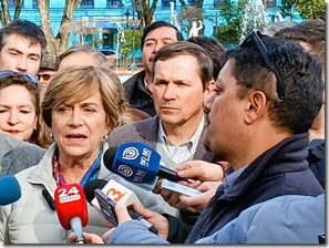DIPUTADO RATHGEB VISITA EVELYN MATTHEI ANGOL
