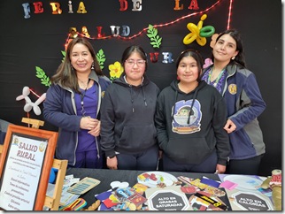 EQUIPO SALUD RURAL EN FERIA ESC ÑERECO