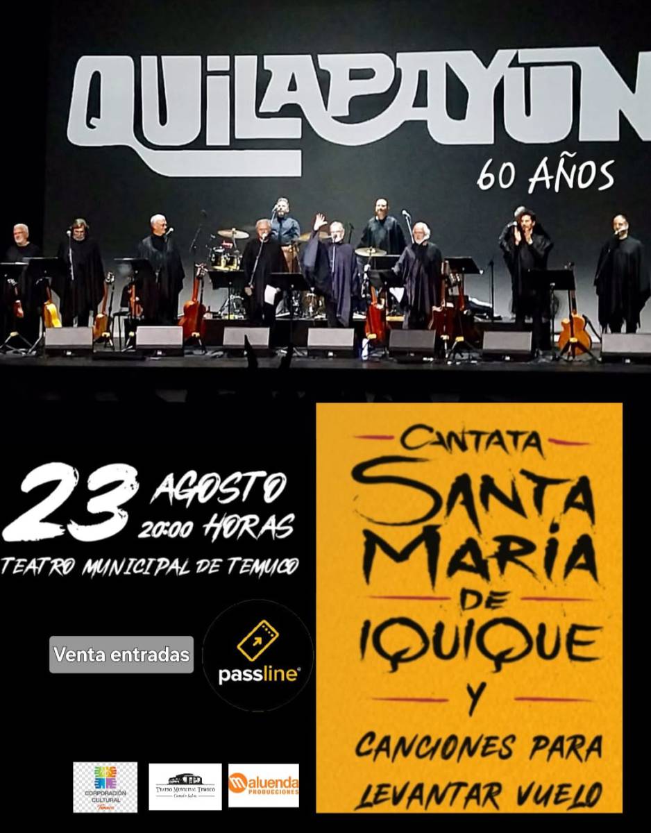 Quilapayun Temuco Entradas