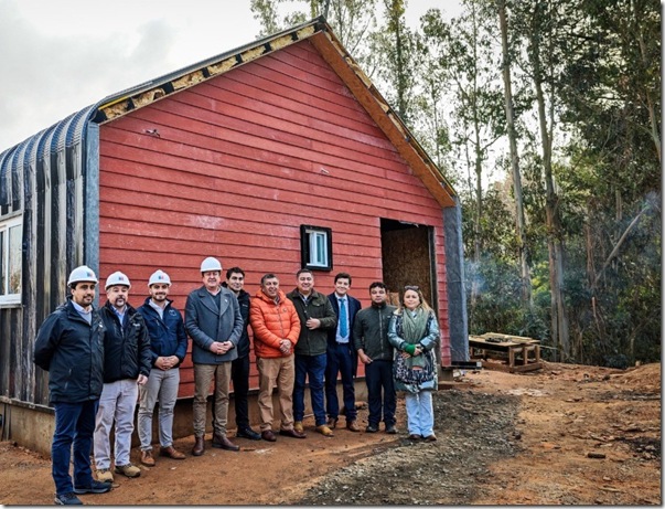 Instalación primera piedra Centro Comunitario de Relún en Lumaco