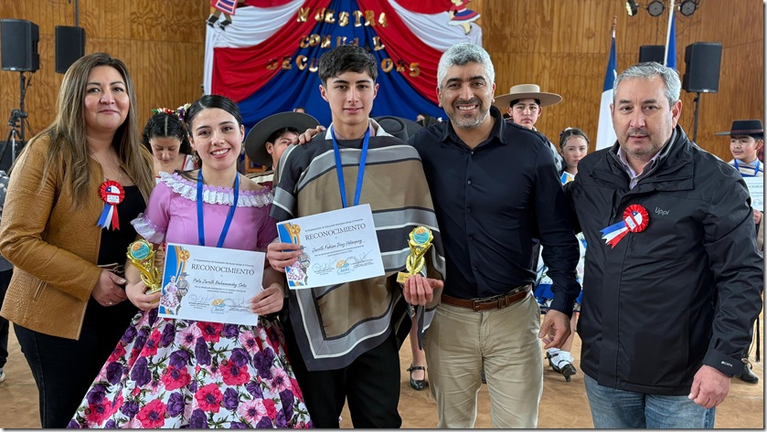 Campeones de Cueca Escolar 2025 en Cholchol