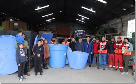 Estanques acumuladores de agua para familias afectadas por déficit hídrico en Villarrica