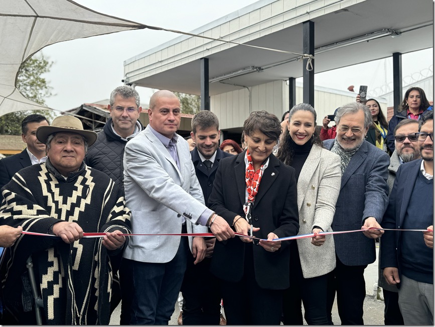 Inauguracioìn deposito de vacunas y casa Lonkos