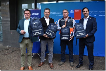 Punto de prnesa - lanzamiento simulacro Complejo Volcánico Lonquimay