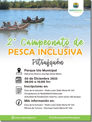 afiche pesca inclusiva2025sin auspicio